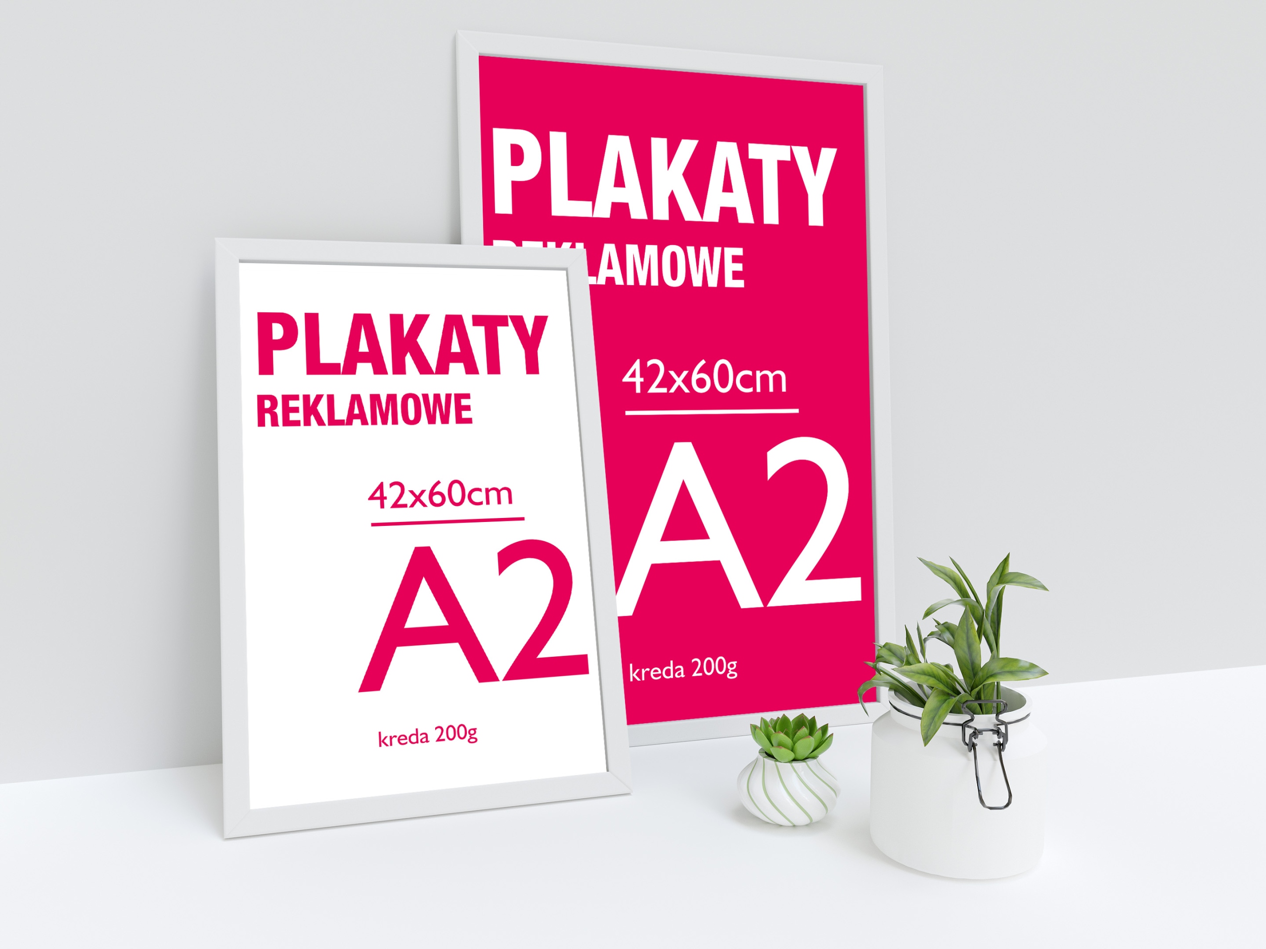 PLAKAT A2 42x60 papier: 200g - DRUK Marka inny