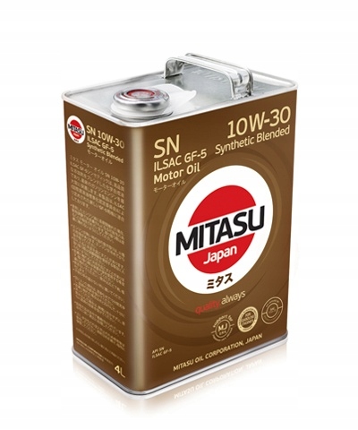 

Mitasu Motor Oil Sn 10W-30 Ilsac GF-5 4L