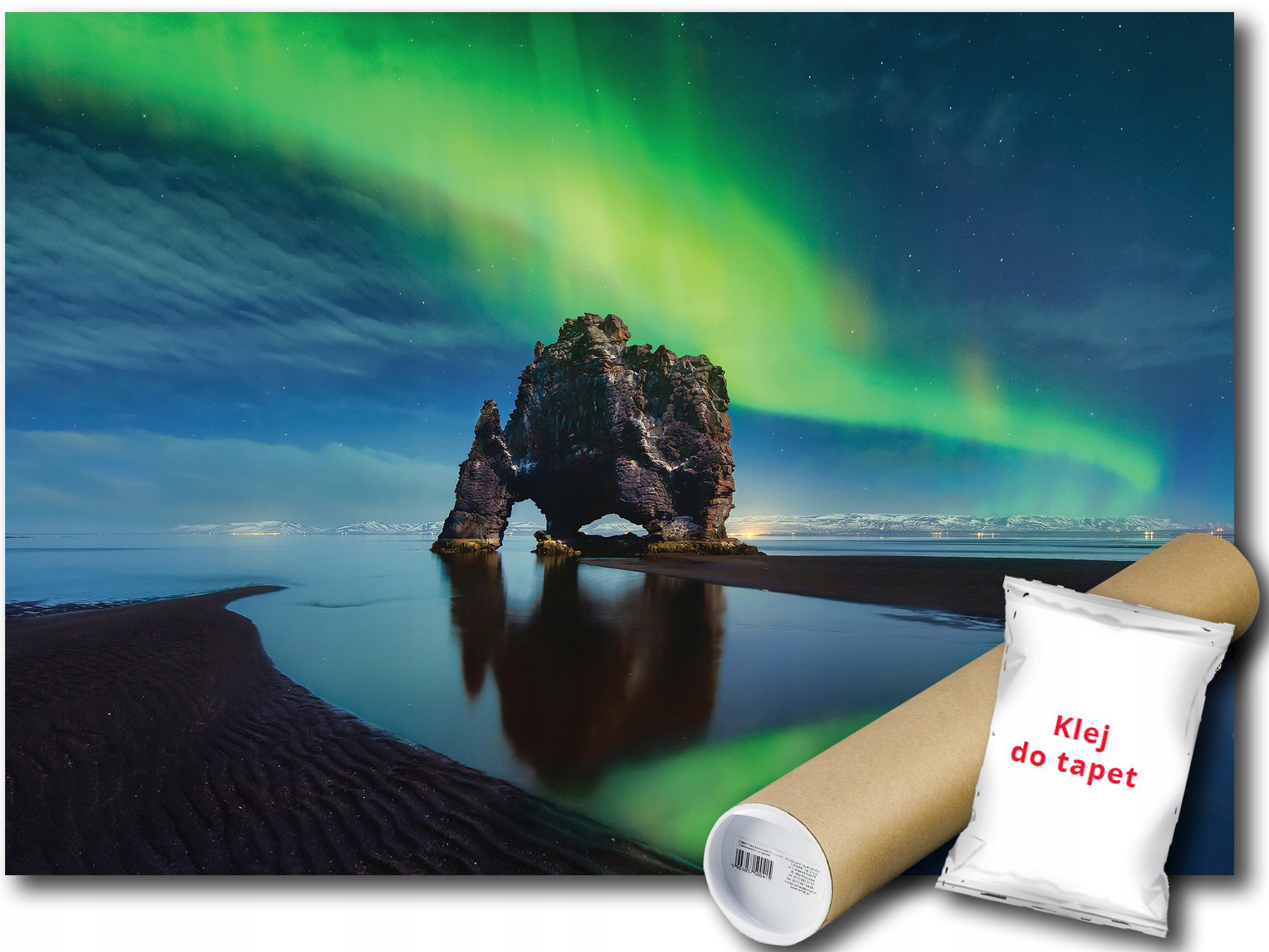 Fototapeta Zorza Noc More 3B F2XL 312x219 F12652