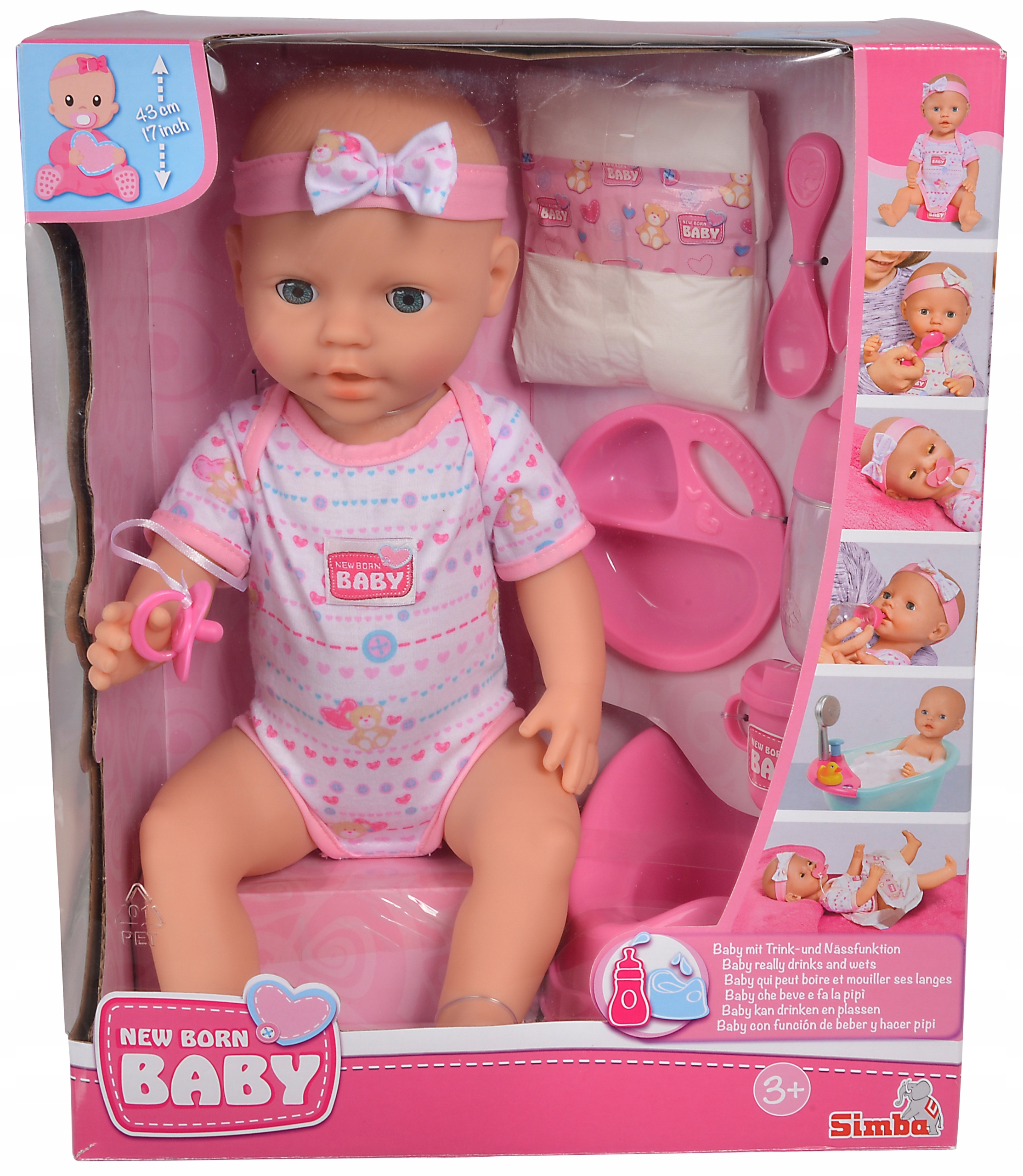 

Lalka New Born Baby Simba 43 cm 5039005