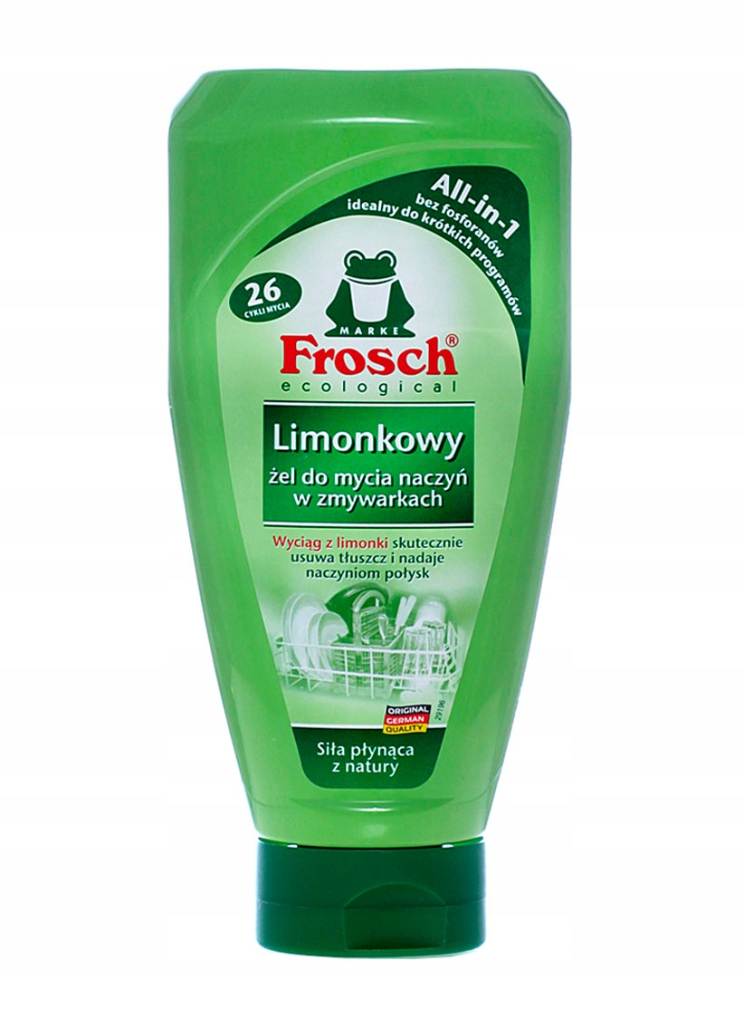 

Frosch Limonkowy żel do mycia naczyń w zmywarkach