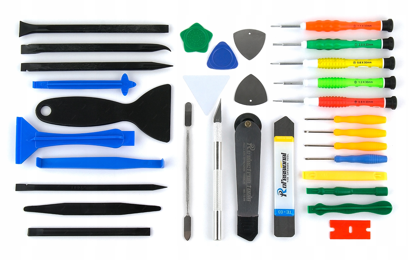 ZESTAW 32 NARZĘDZI DO OTWIERANIA TELEFONÓW RT0100