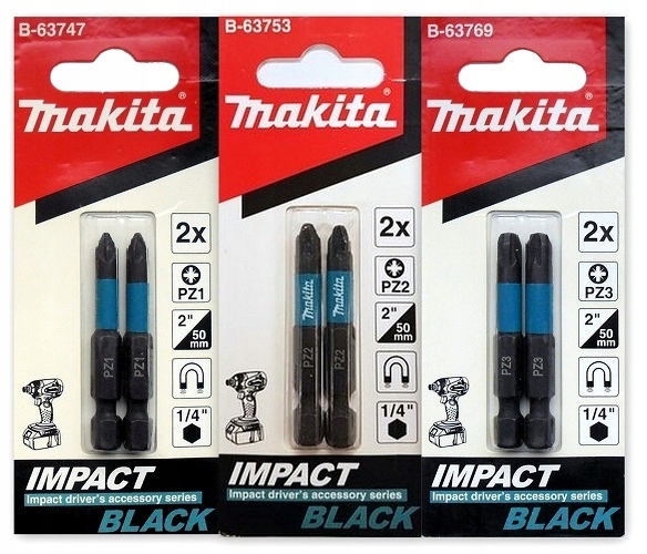 

Makita Bity Impact Black PZ1 PZ2 PZ3