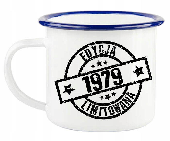 

Urodziny twoja data , Kubek emaliowany metalowy