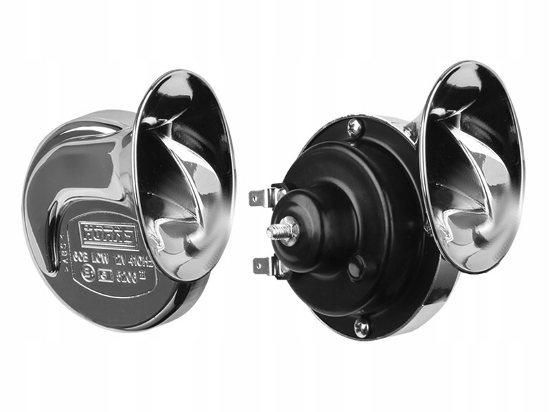 SYGNAŁ KLAKSON DŹWIĘKOWY wysoki niski ton CHROM