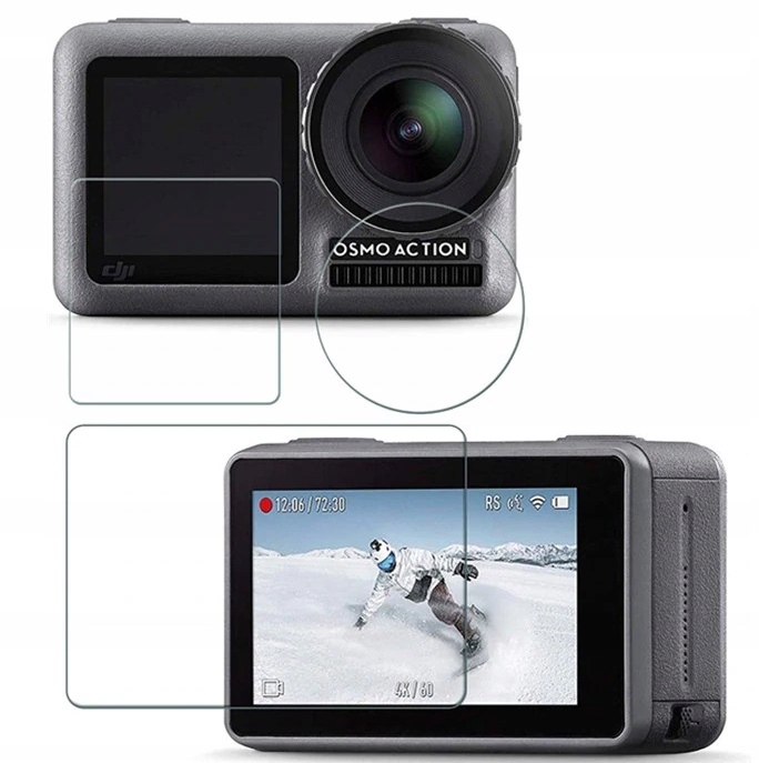 

Szkło Ochronne Dji Osmo Action 3x obiektyw + ekran