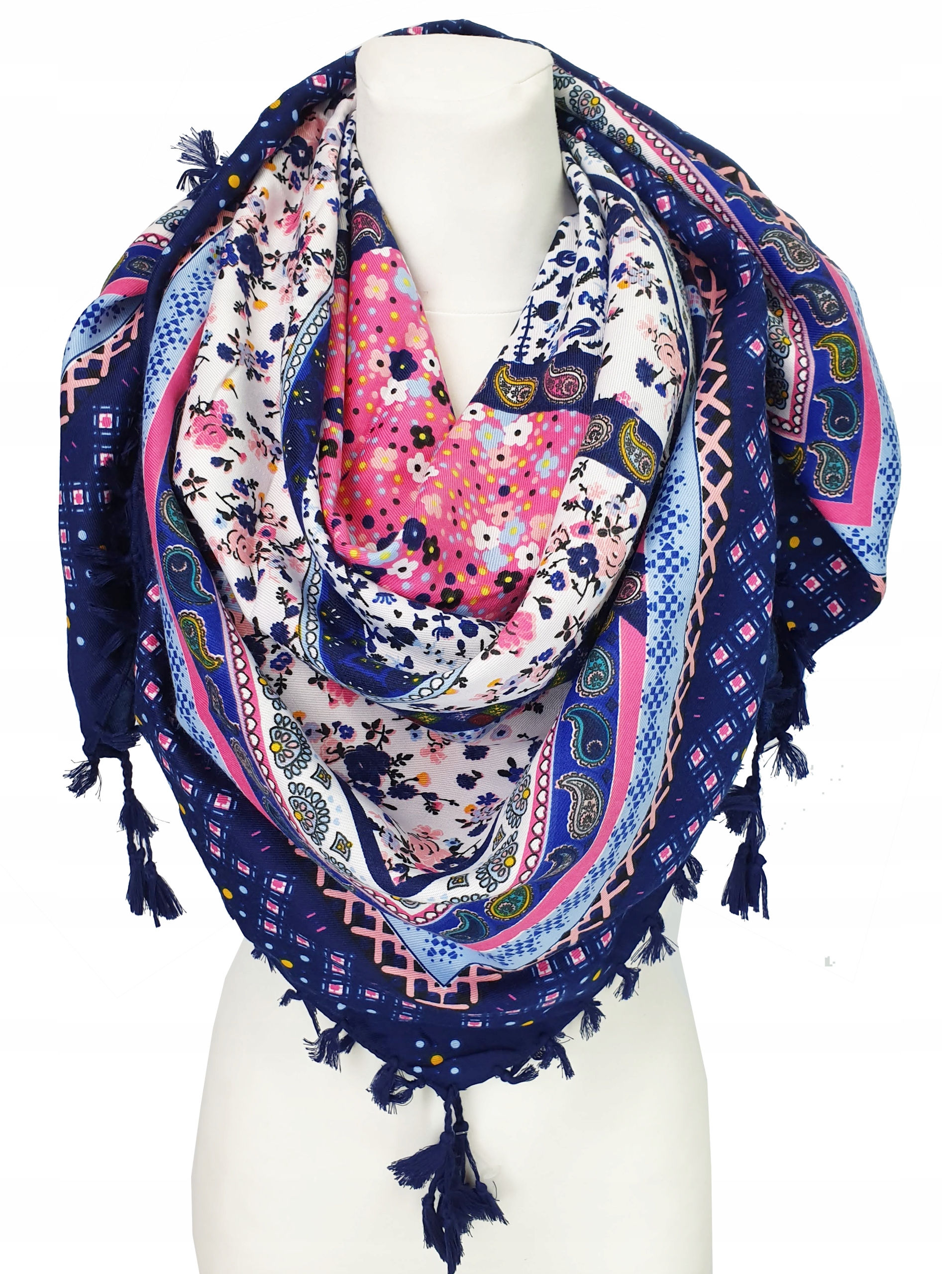 

Duża Ludowa Chusta Góralska apaszka folk Wzory