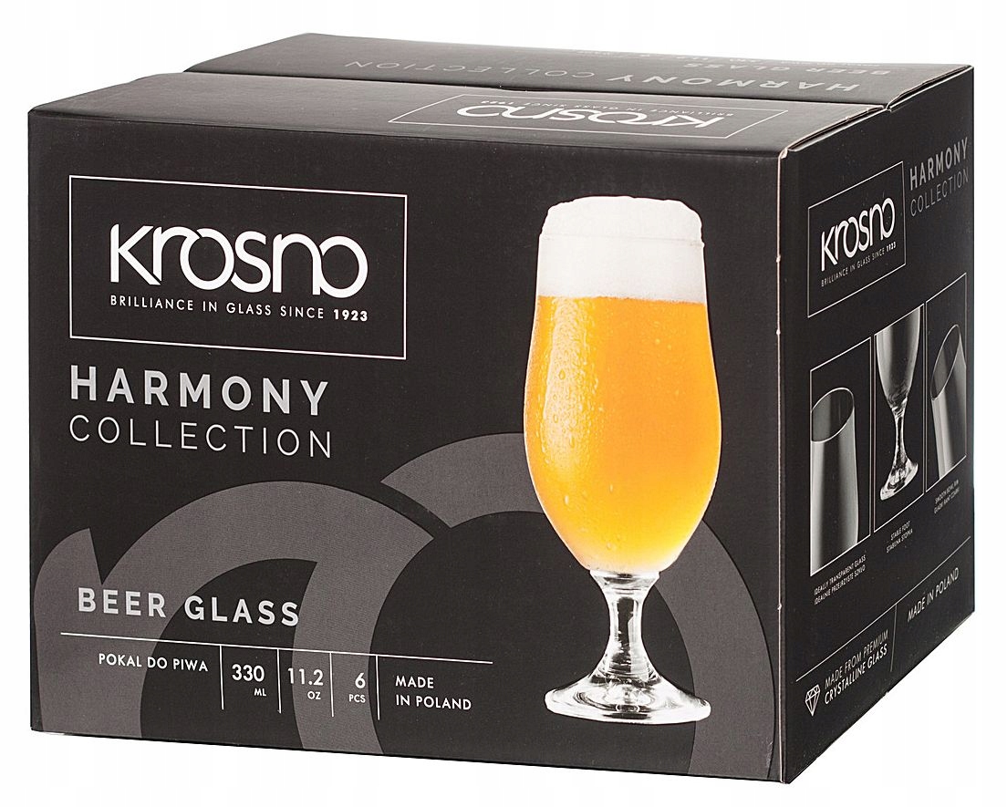 

Pokale kufle szklanki do piwa 330ml Lager Krosno
