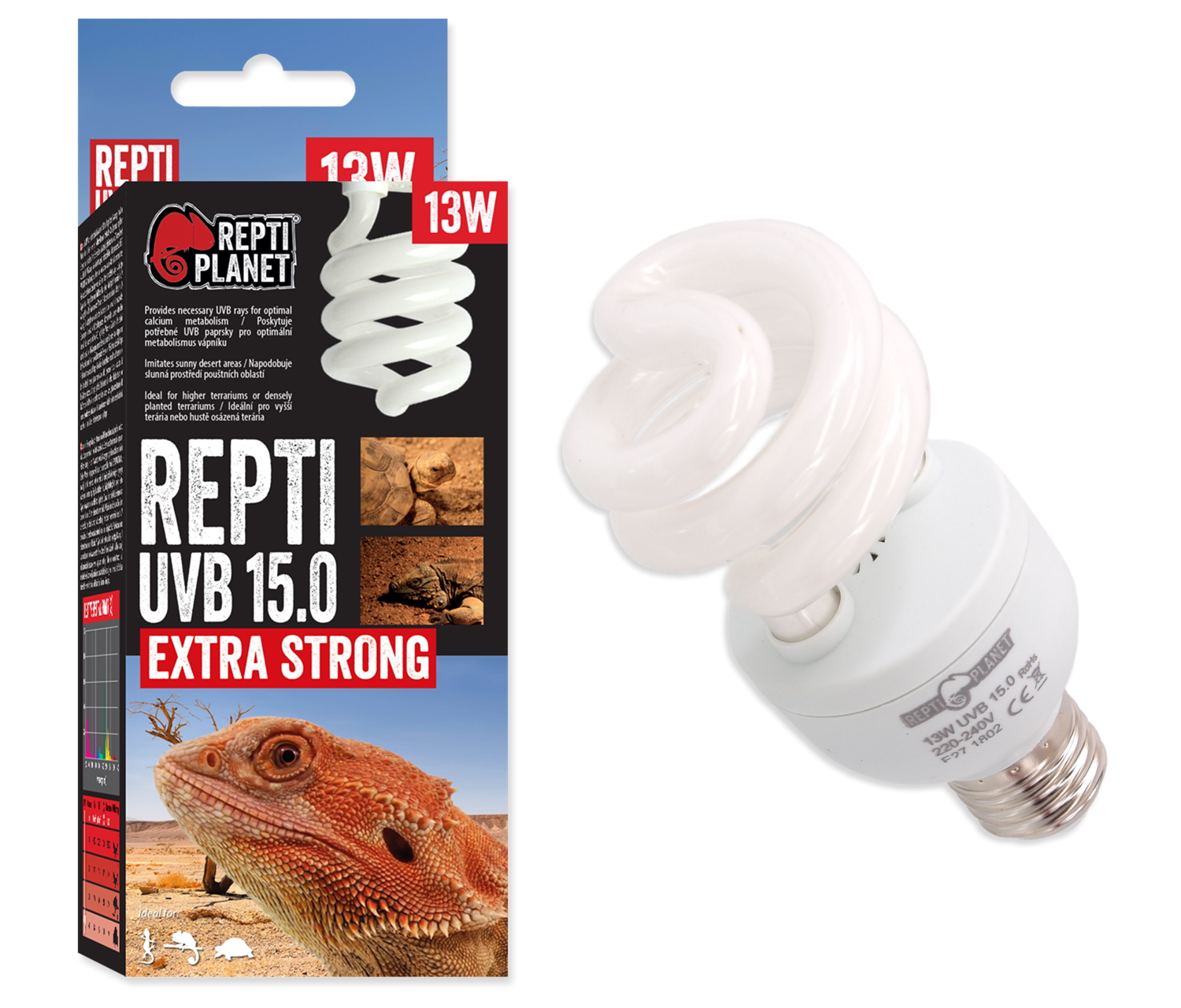 

Repti Planet Repti 15.0 13W Żarówka Uvb Terrarium