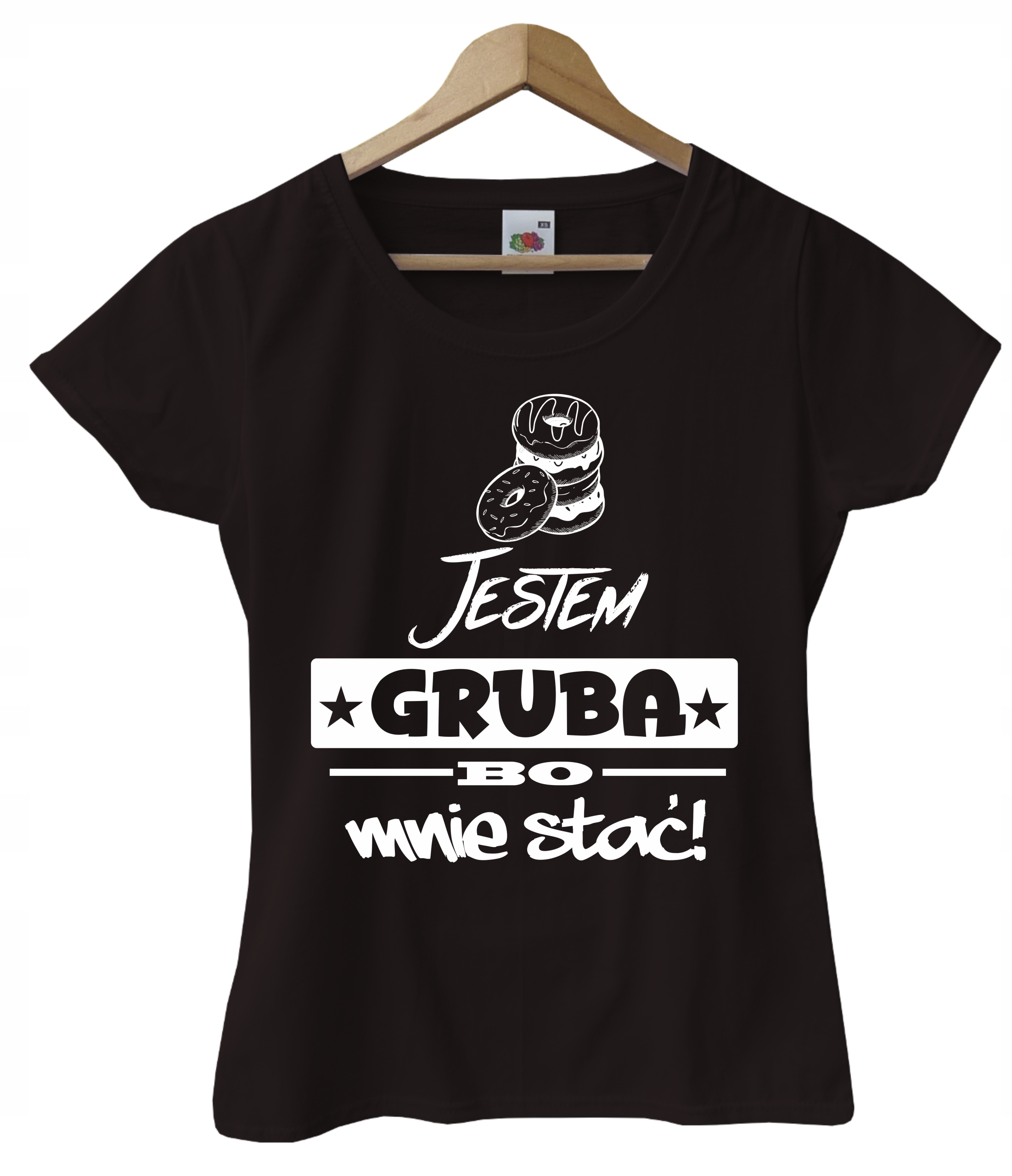

Jestem Gruba Bo Mnie Stać Koszulka r. S