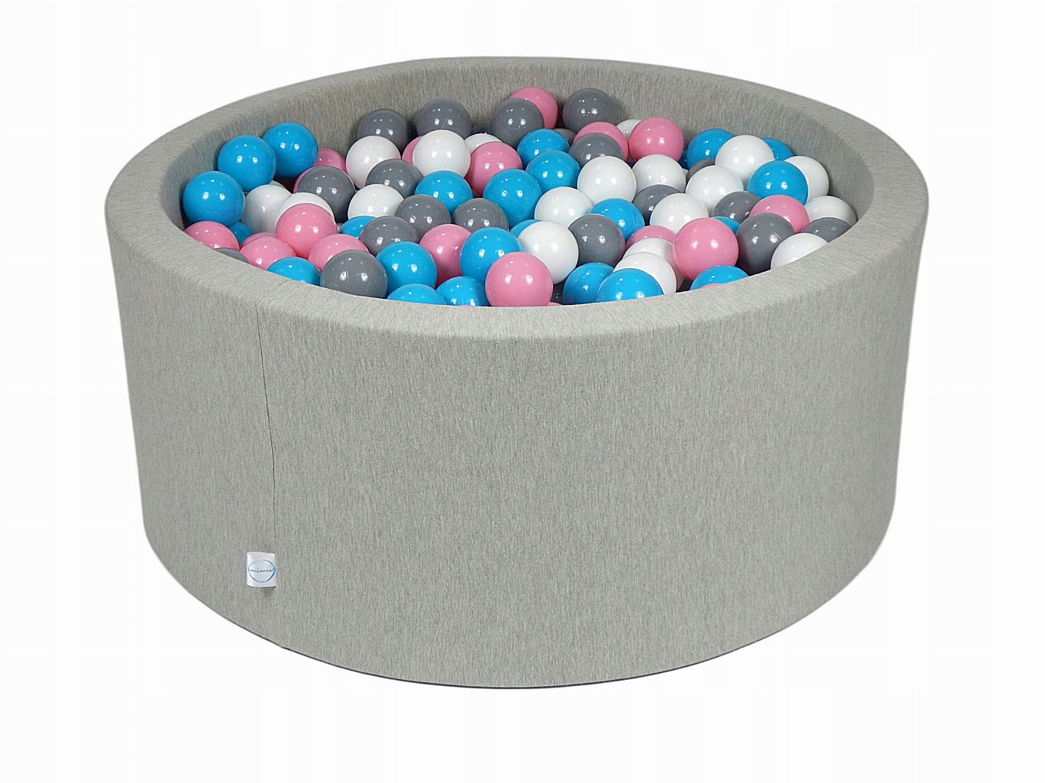 Okrągły suchy basen na kulki 90x40cm z piłkami 200 Kod producenta am48