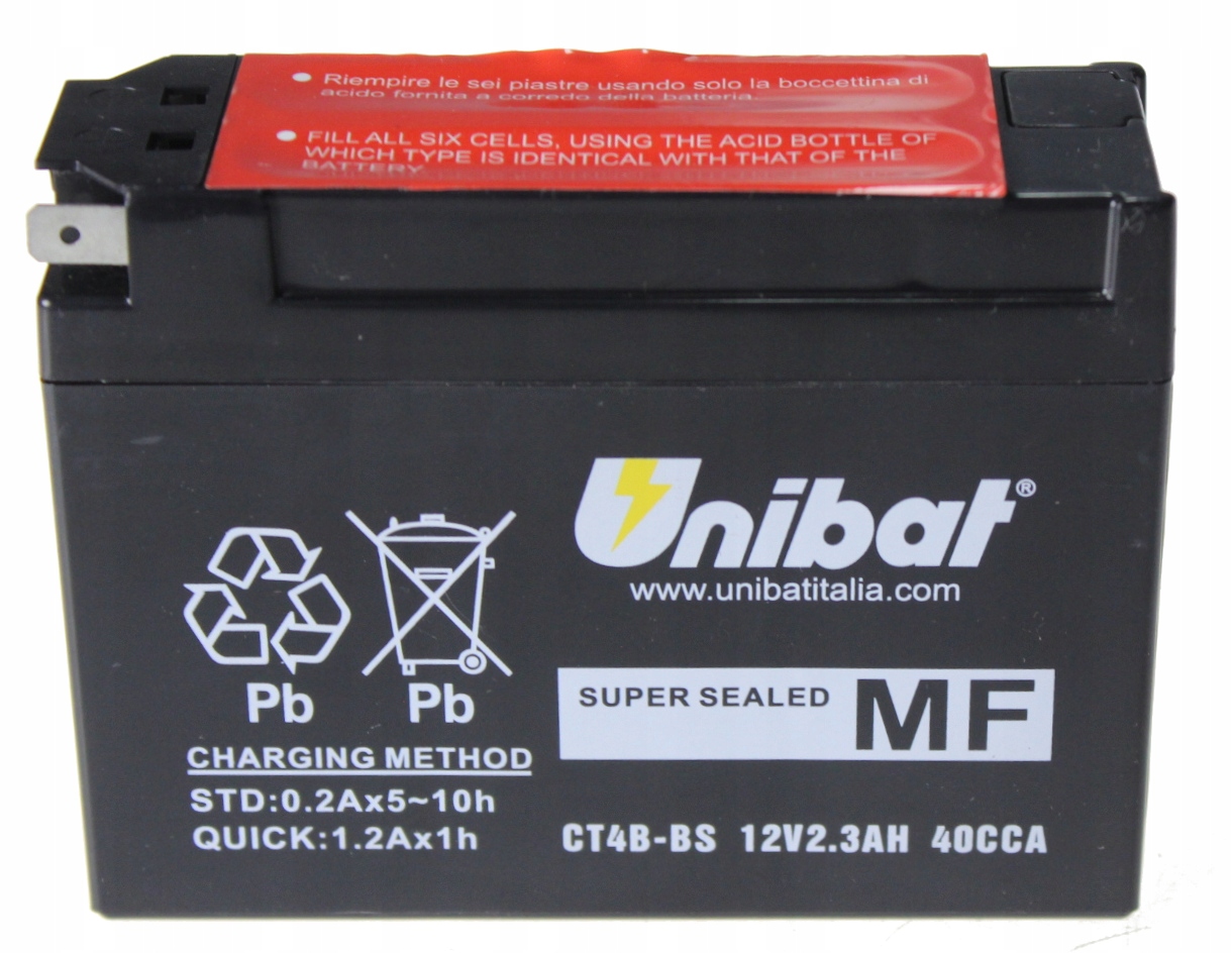 

Akumulator Unibat CT4B-BS Dr-z 70 Sr 400 Tt-r