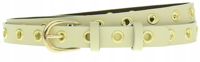

Szeroki Skórzany Pasek Damski 1,9 cm Skóra natural