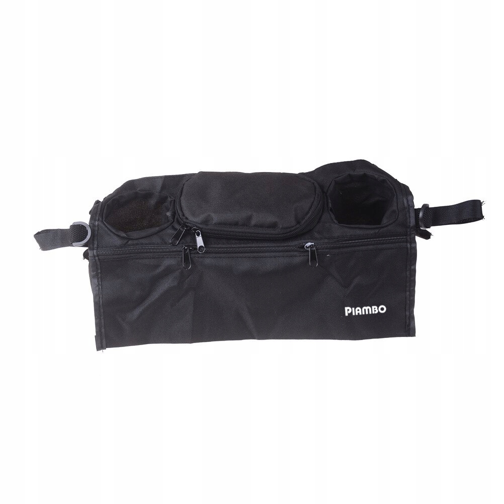ORGANIZER DO WÓZKA DZIECIĘCEGO TORBA NA BUTELKI DLA MAMY I TATY PIAMBO Wysokość 14 cm
