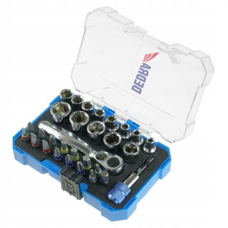 DEDRA Zestaw końcówek wkrętakowych 30 EL.