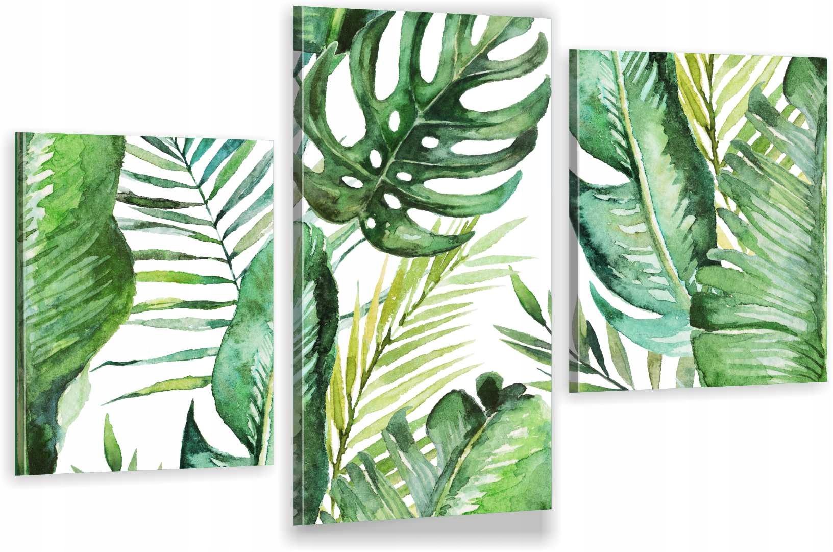 

Tryptyki Obraz Na Ścianę Do Salonu Monstera 980 Wz