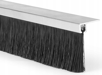 LISTWA KĄTOWA DRZWIOWA SZCZOTKOWA 1M WŁOSIE 14MM