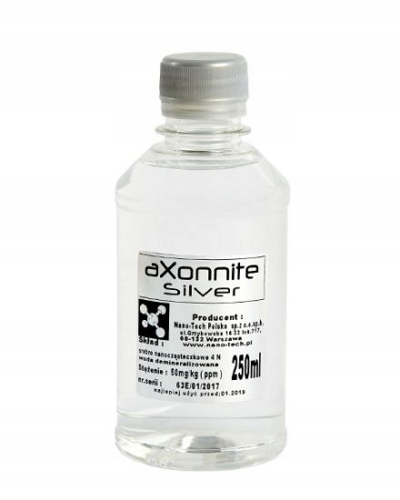 

Niejonowe Nano Srebro Koloidalne 50 ppm 250ml