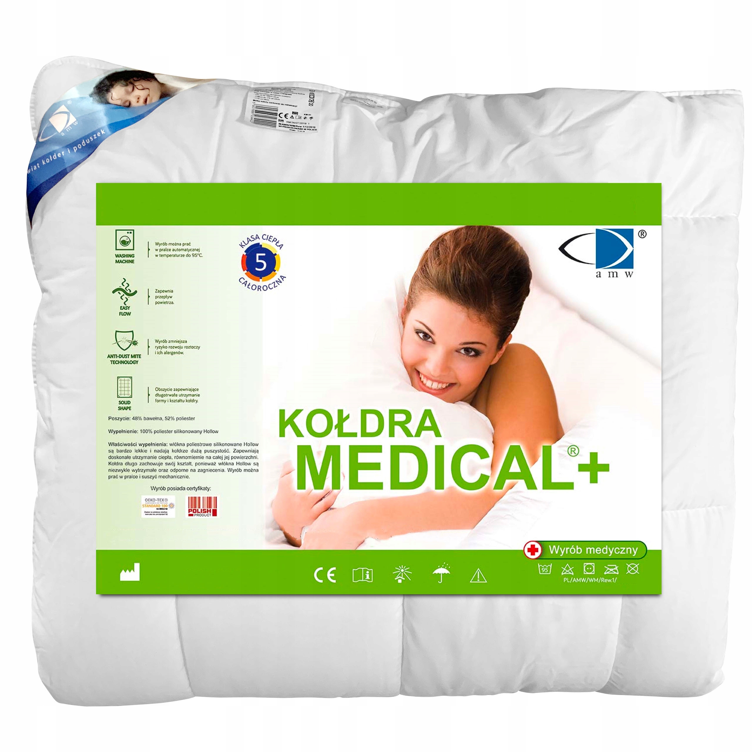 

Kołdra Całoroczna 180x200 Dla Alergików Medical