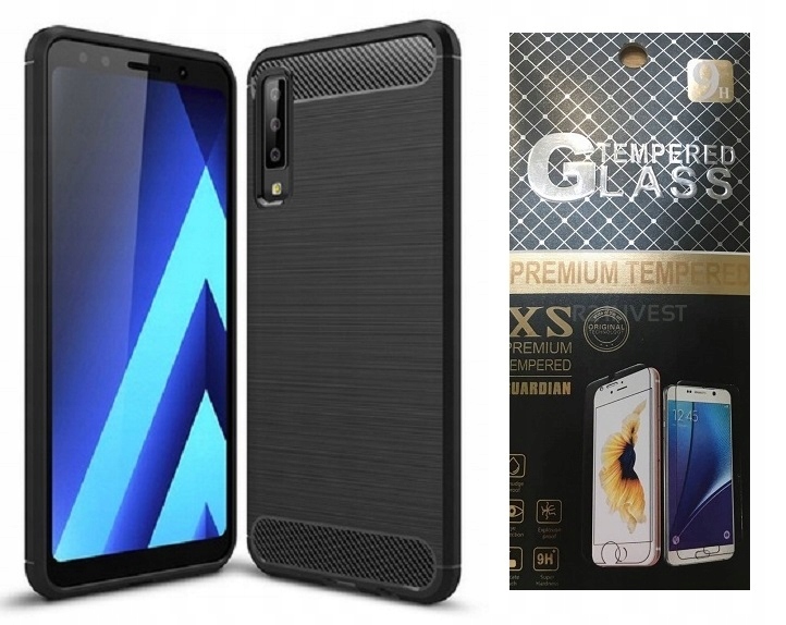

Karbon Etui Carbon do Samsung Galaxy A10 + Szkło