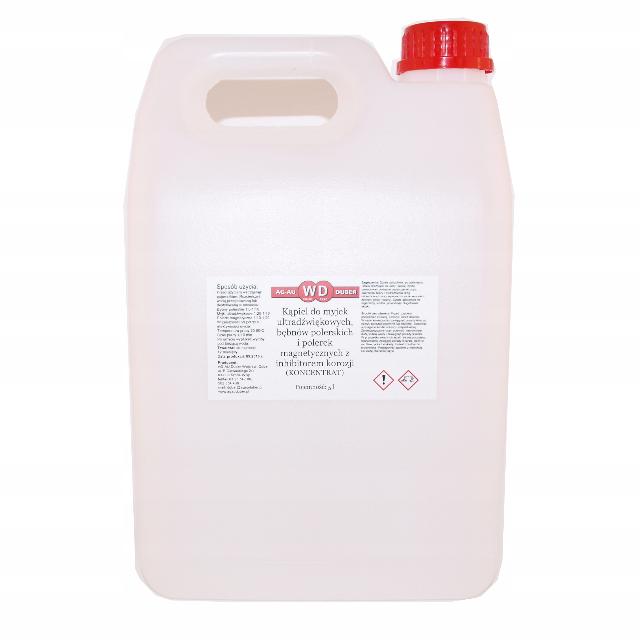 Ultrazvuková čisticí kapalina inhibitor koroze – koncentrát 5 litrů
