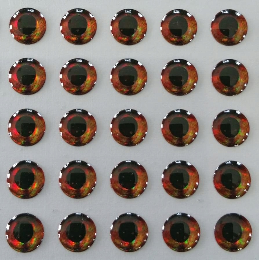 

Oczy 3D 12 mm Realistic Red 50-sztuk