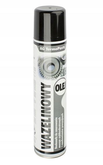 

Olej wazelinowy bezbarwny 300ml spray Ag Termo