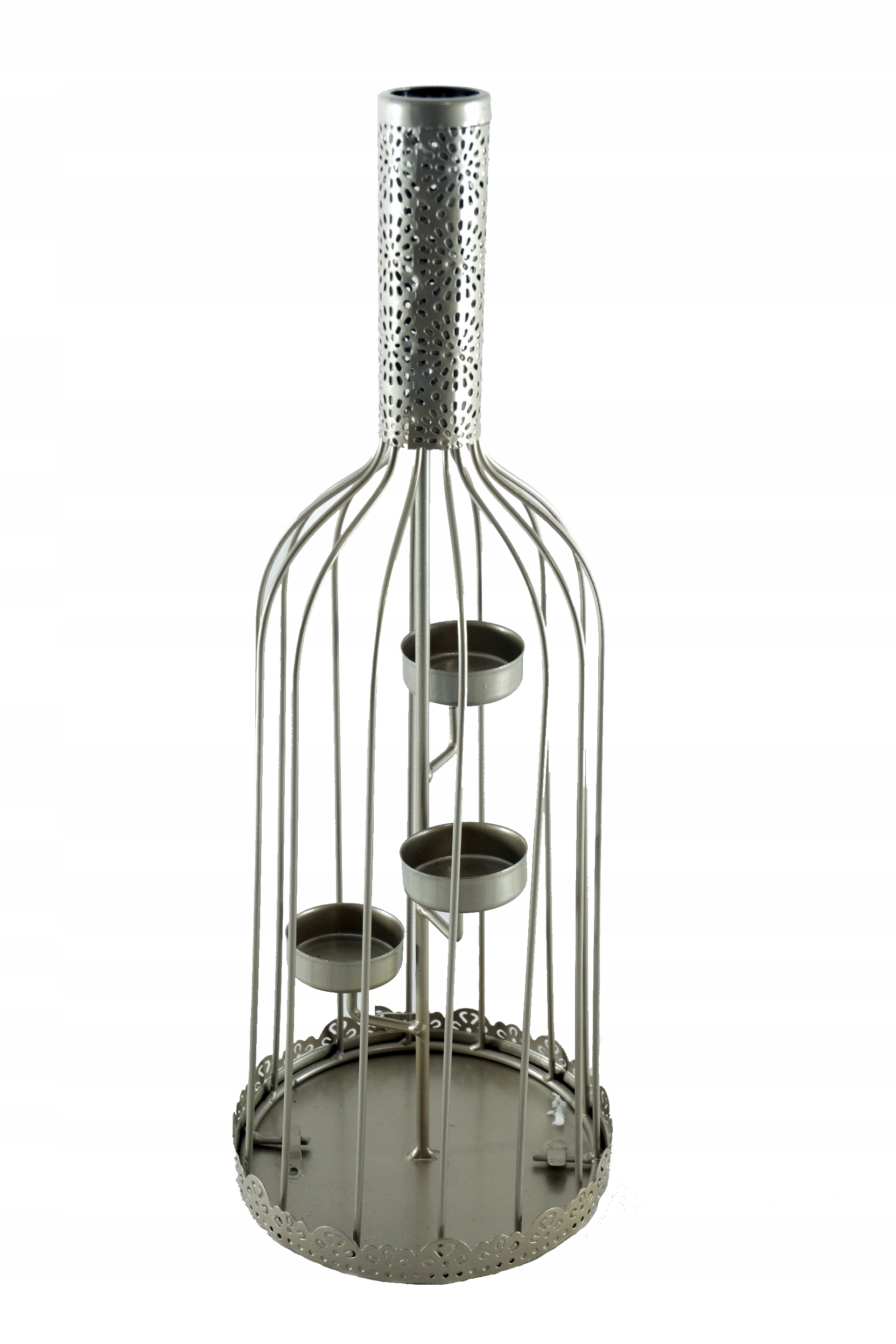 LAMPION METALOWY BUTELKA