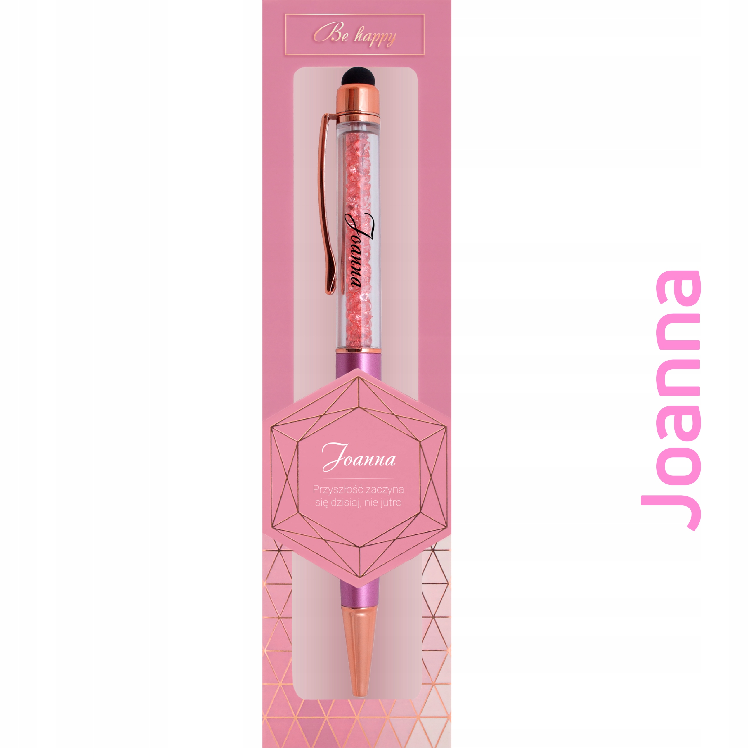 

Długopis z kryształkami touch pen Joanna