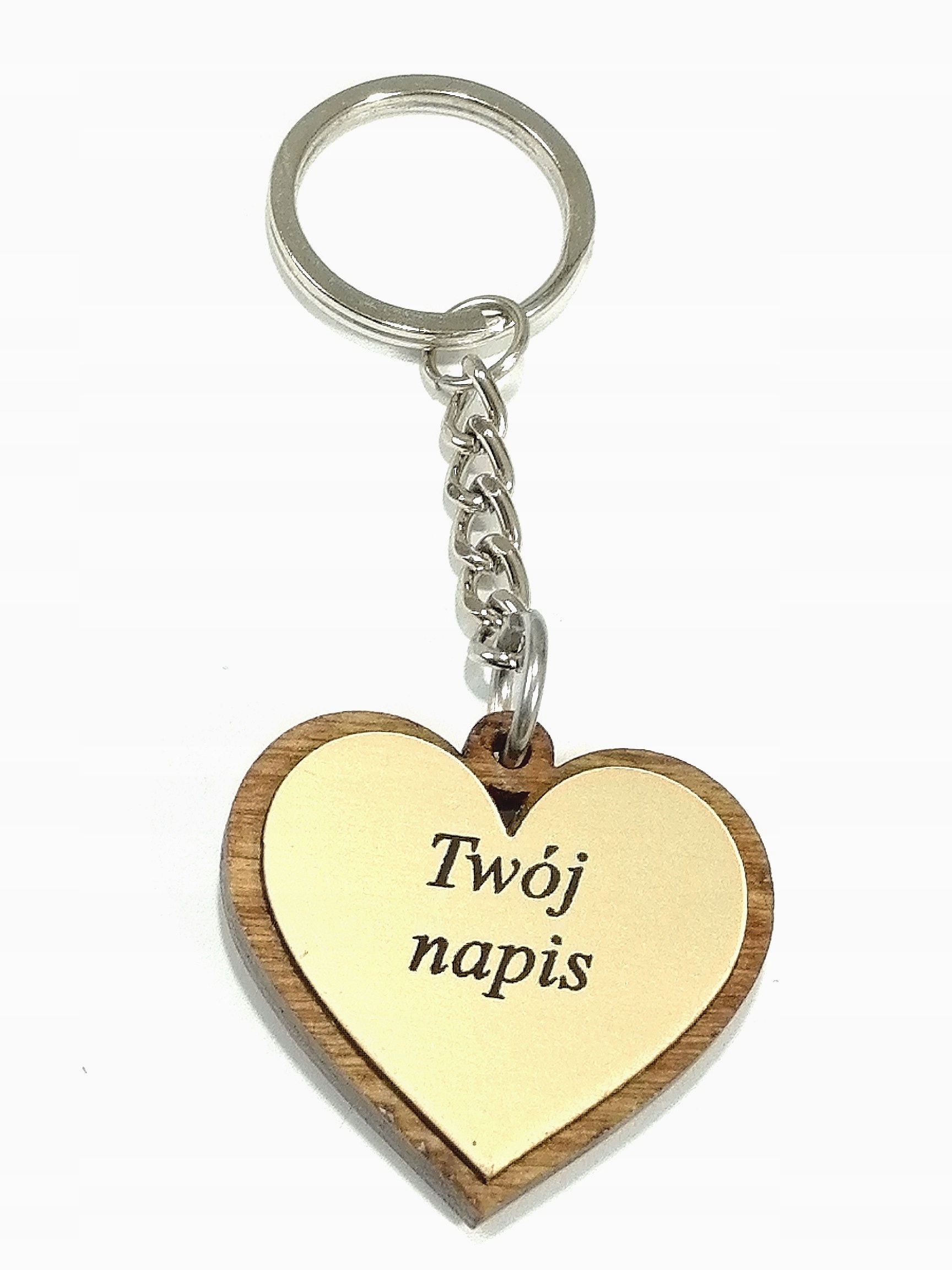 

Brelok Do Kluczy Serce Imię Zawieszka Prezent