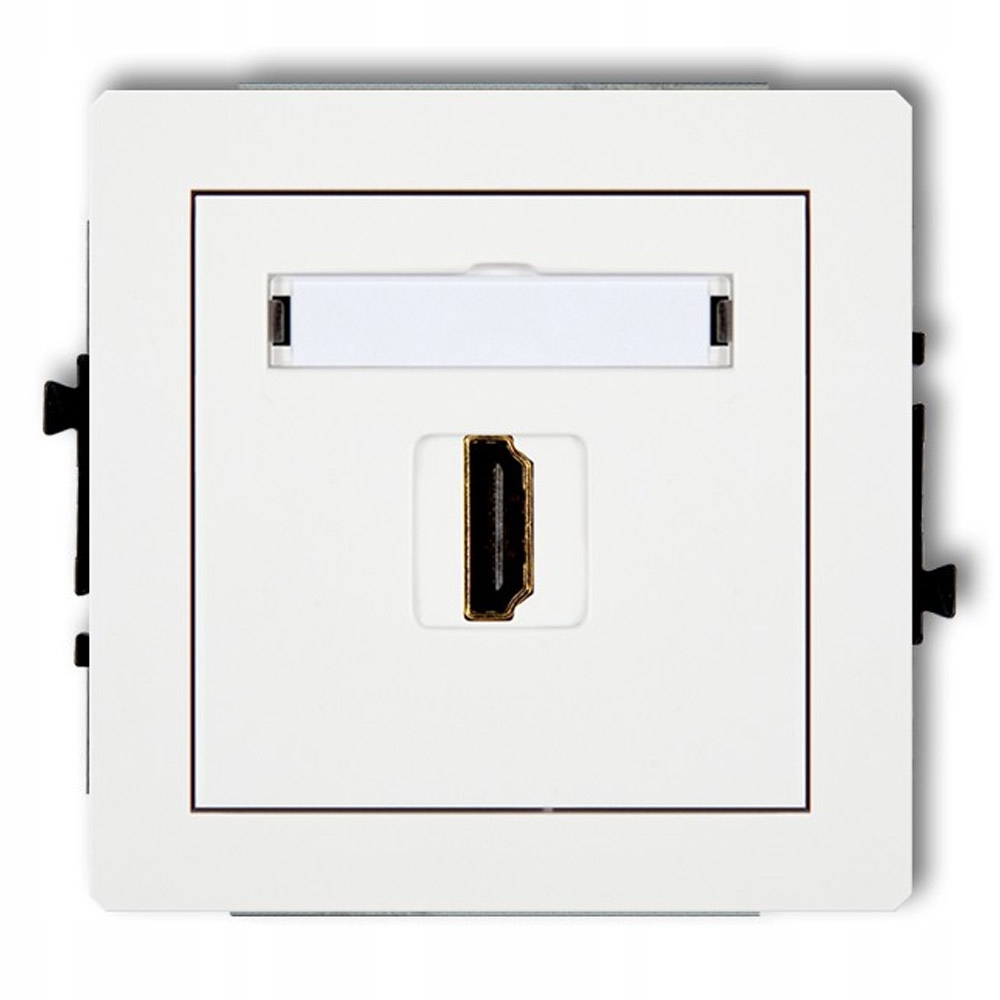 

Karlik Deco Gniazdo Hdmi Pojedyncze Białe DHDMI-1