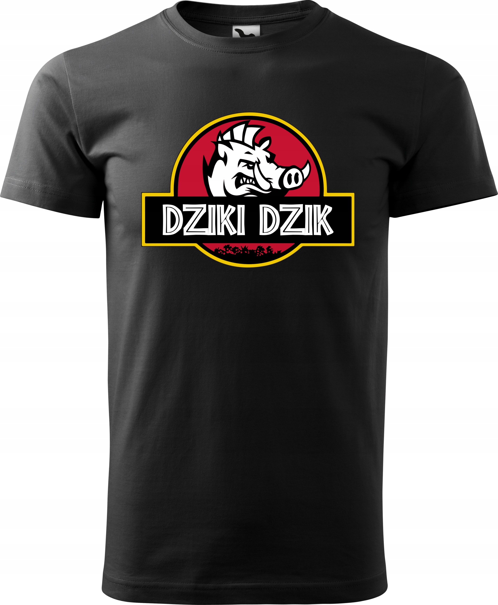 

Koszulka męska z nadrukiem Dzik czarna XXL v1