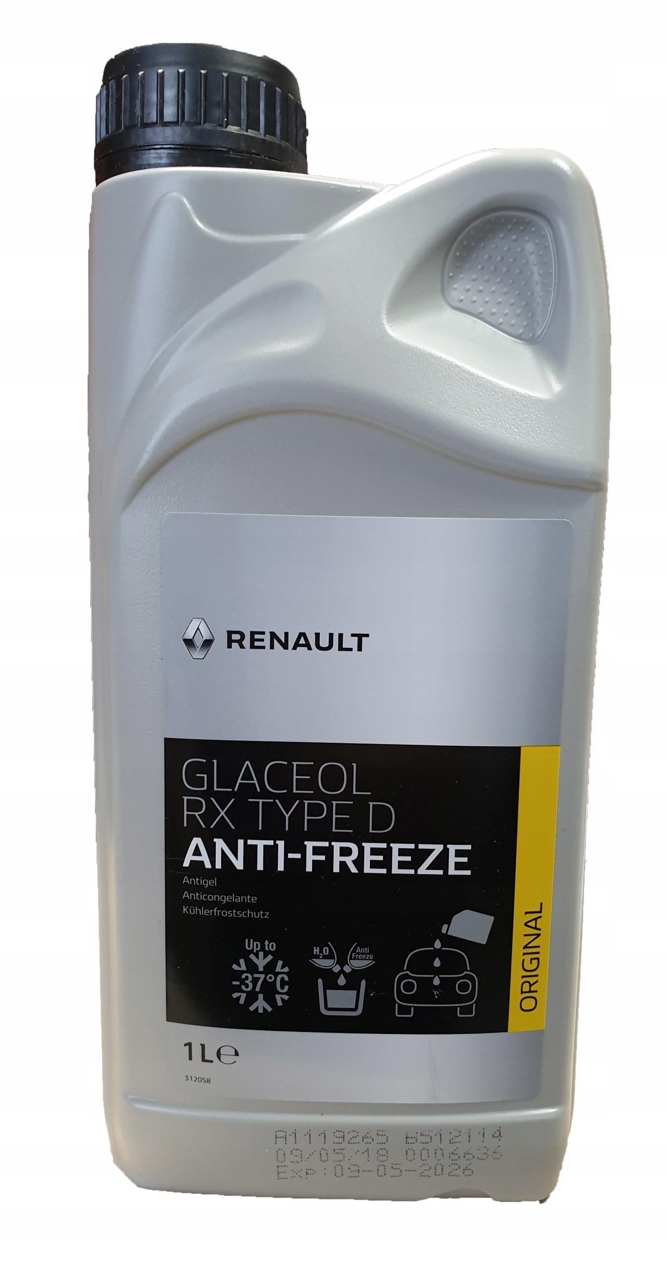 

Płyn Do Chłodnic Renault Oe Glaceol Rx Type D 2L