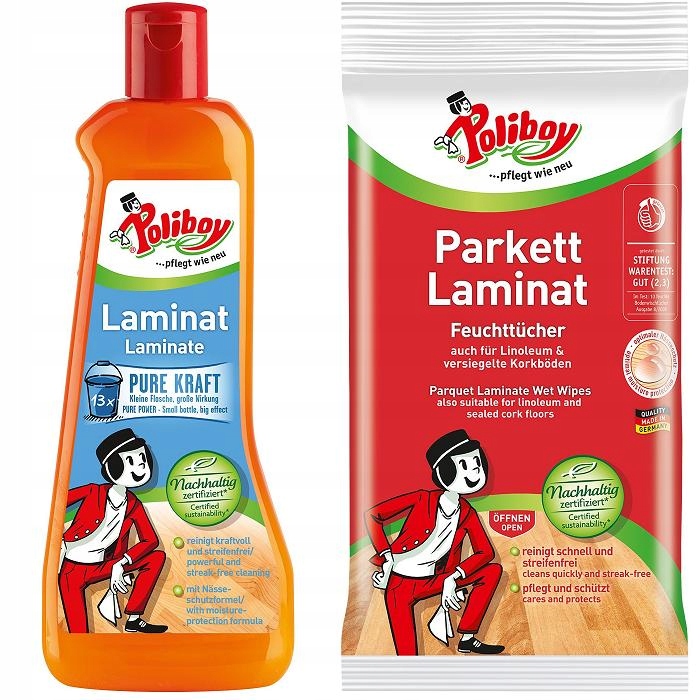 

Poliboy zestaw do mycia podłóg z paneli i laminatu