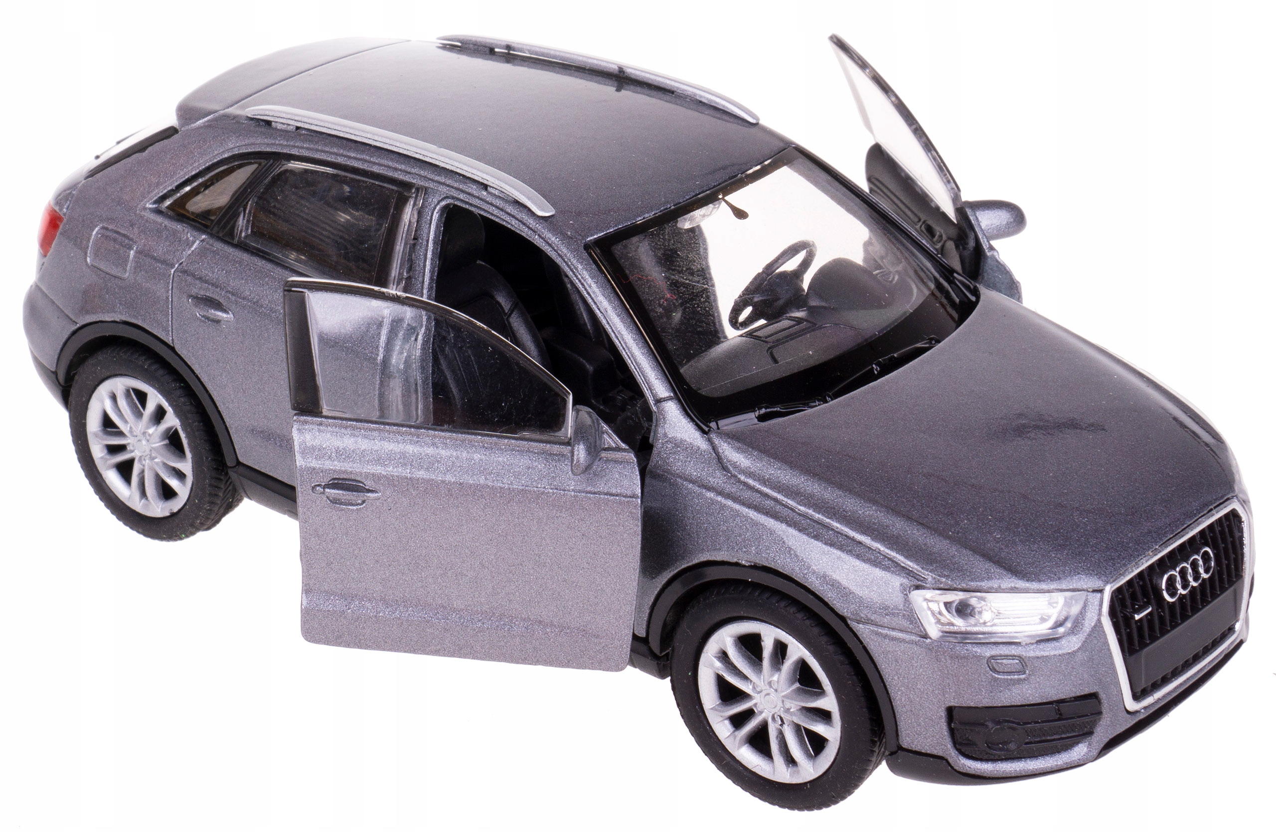 

Audi Q3 Model Metalowy Welly 1:34/39 Grafitowy