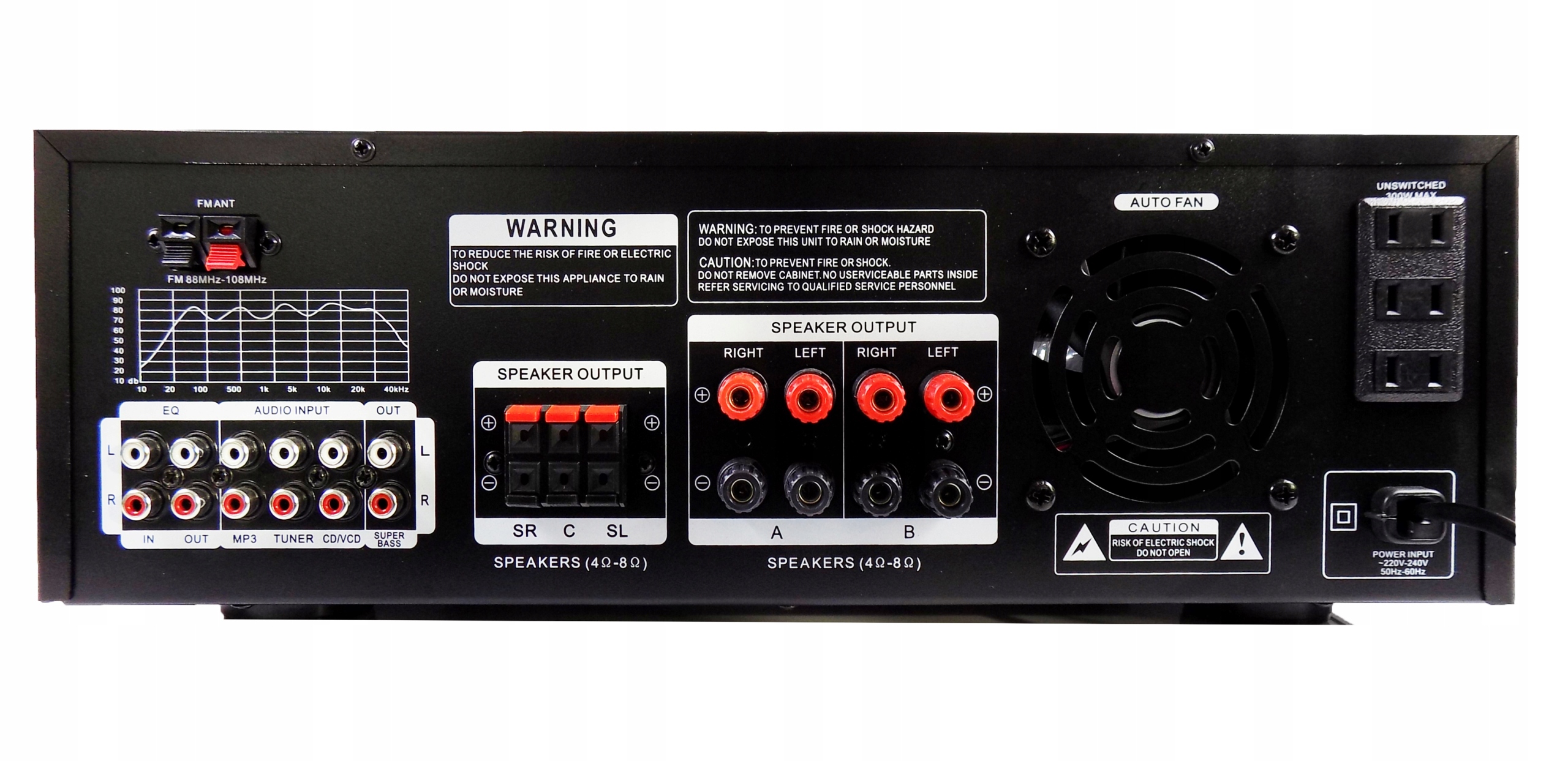 PROFESJONALNY WZMACNIACZ AMPLITUNER BLUETOOTH 7K Model RS-9010