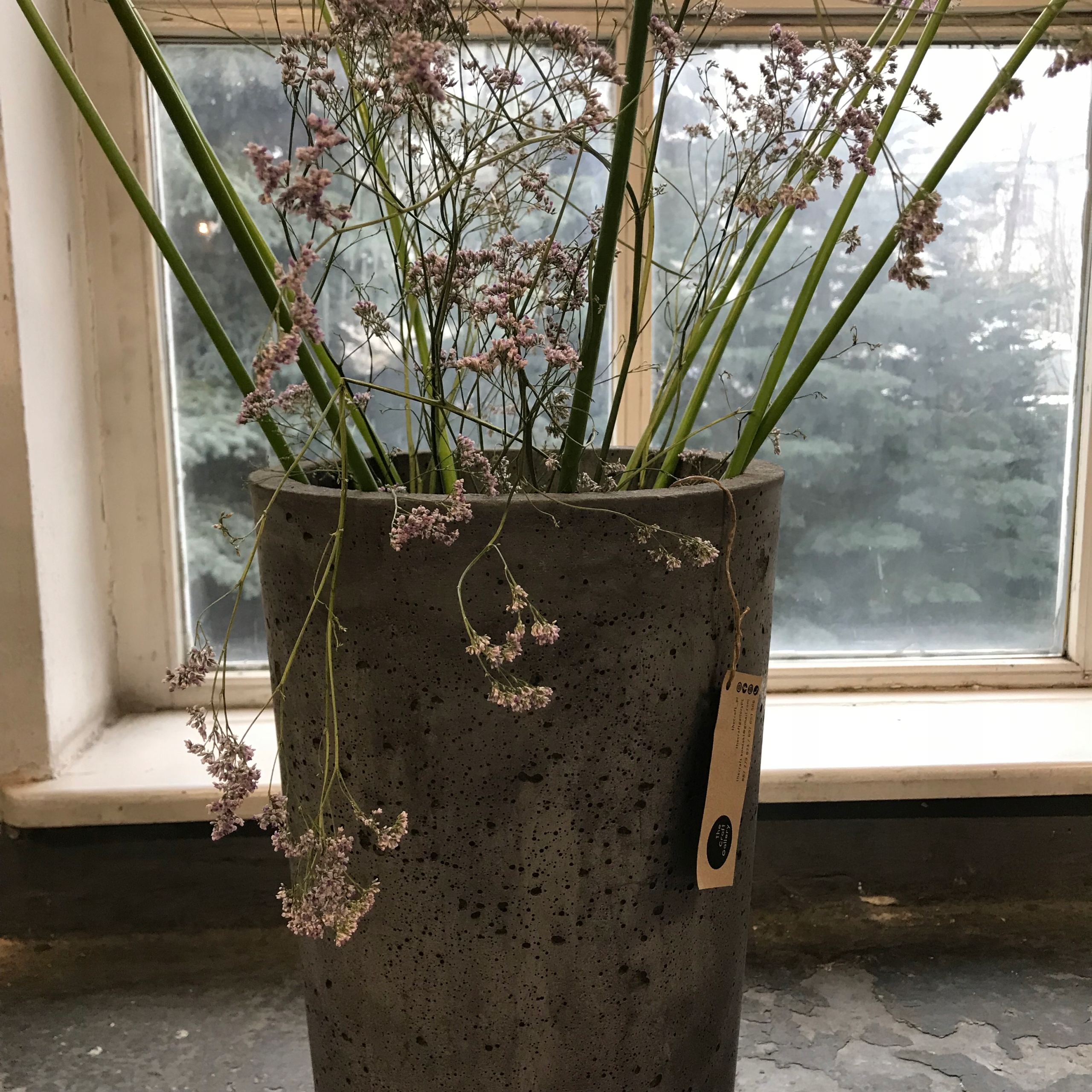 BETONOWA DONICA Z BETONU okrągła wysokość 45 cm Marka inna