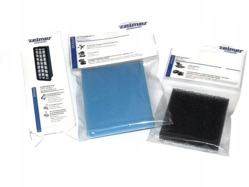 

3x Filtry Odkurzacza Zelmer Aquawelt 919