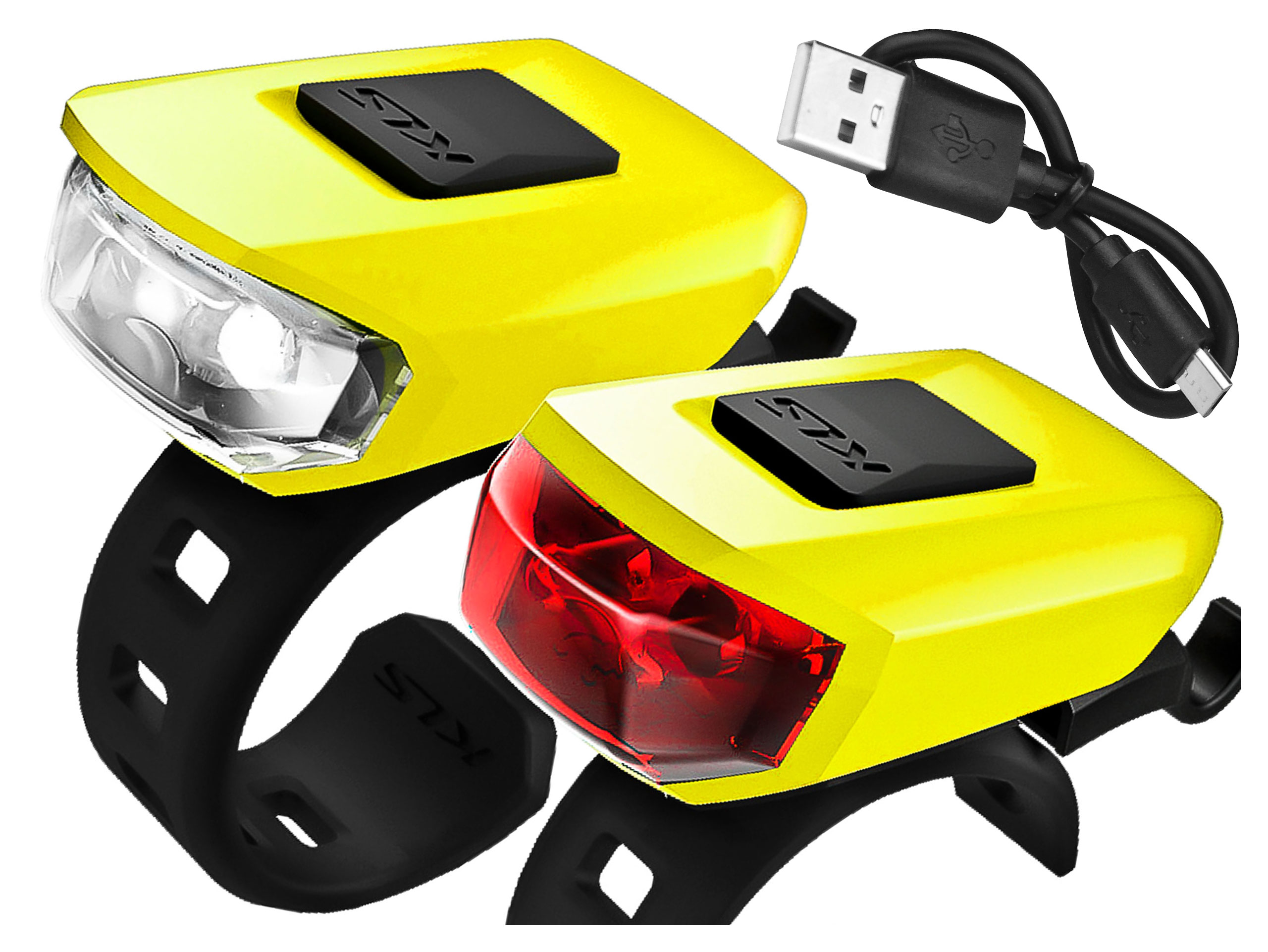 

Zestaw Lampki Kellys Vega Usb Yellow 2xLED 3 Tryby
