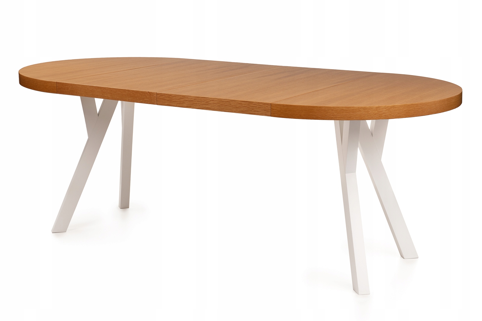 STÓŁ OKRĄGŁY ROZKŁADANY 90/2X50 LOFT Kształt blatu okrągły