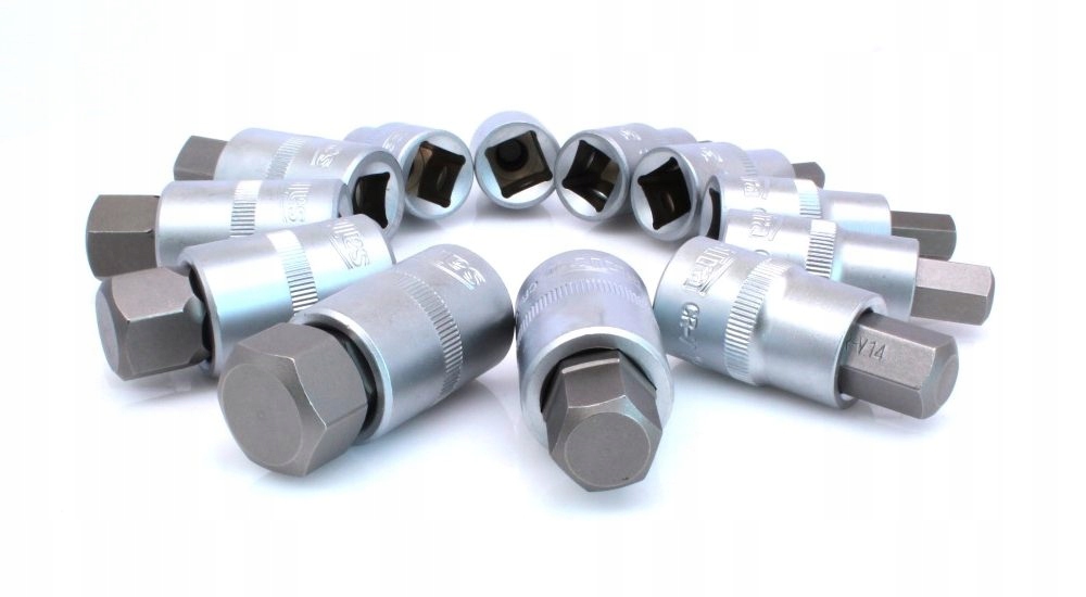 ZESTAW IMBUS HEX NASADKI NASADKA 1 2 12el H5 H22 Number of Elements sets