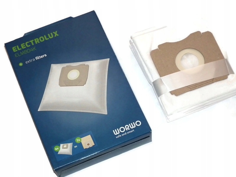 

Worki ELMB04K Do Elektroluxa Xio 4szt+2filtry