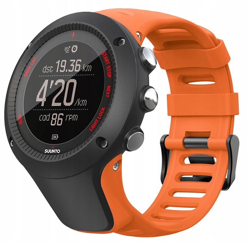 Pasek do SUUNTO AMBIT 1 2 2r 2s 3 PEAK pomarańczow