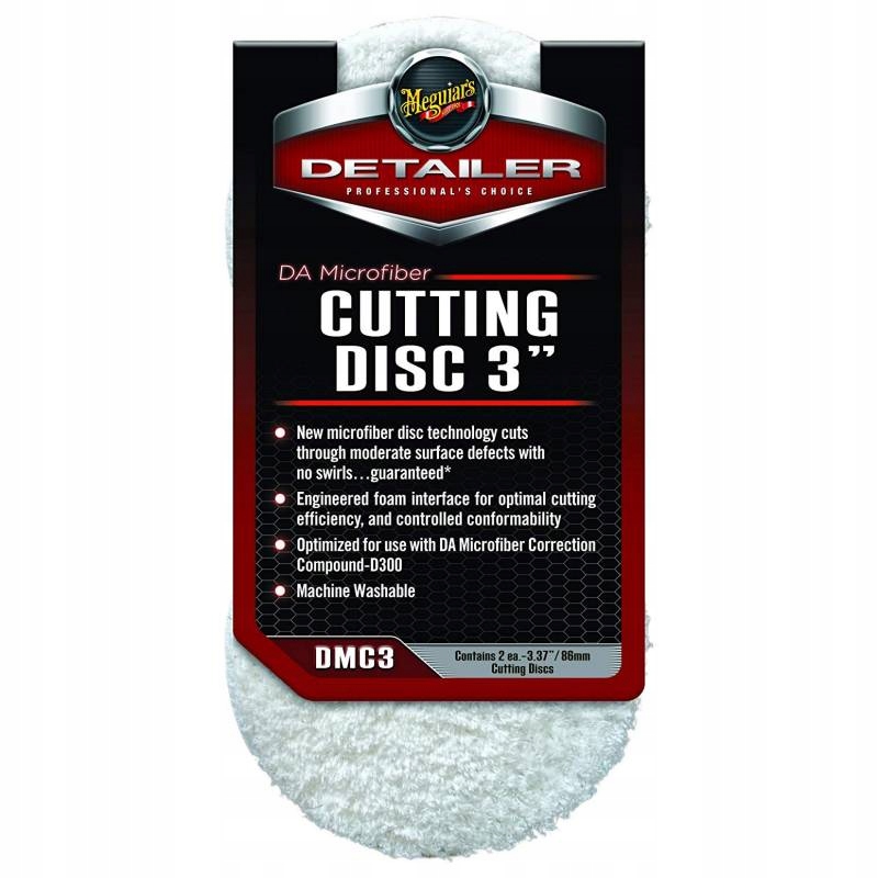 Meguiar DMC3 DA Microfiber режущий диск 86 мм x2