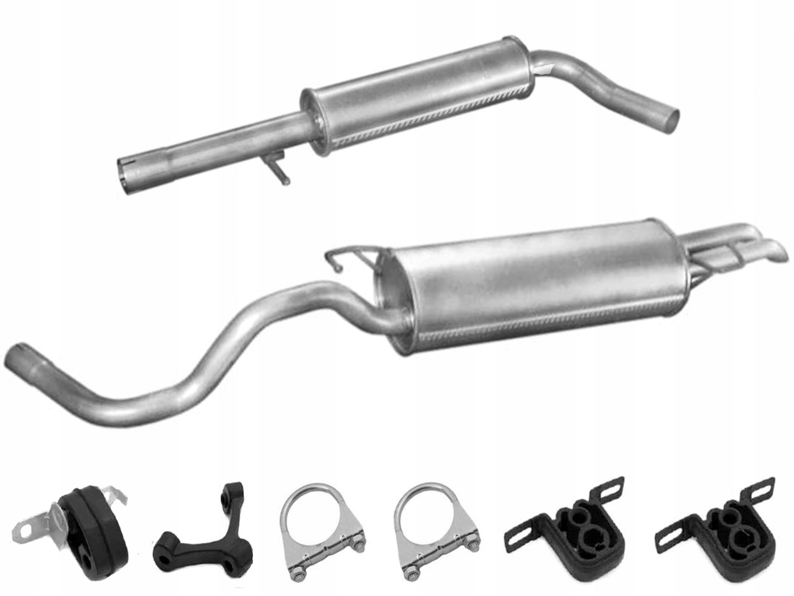 SKODA OCTAVIA 1.4 1.6 1.9SDi TŁUMIKI + ZESTAW