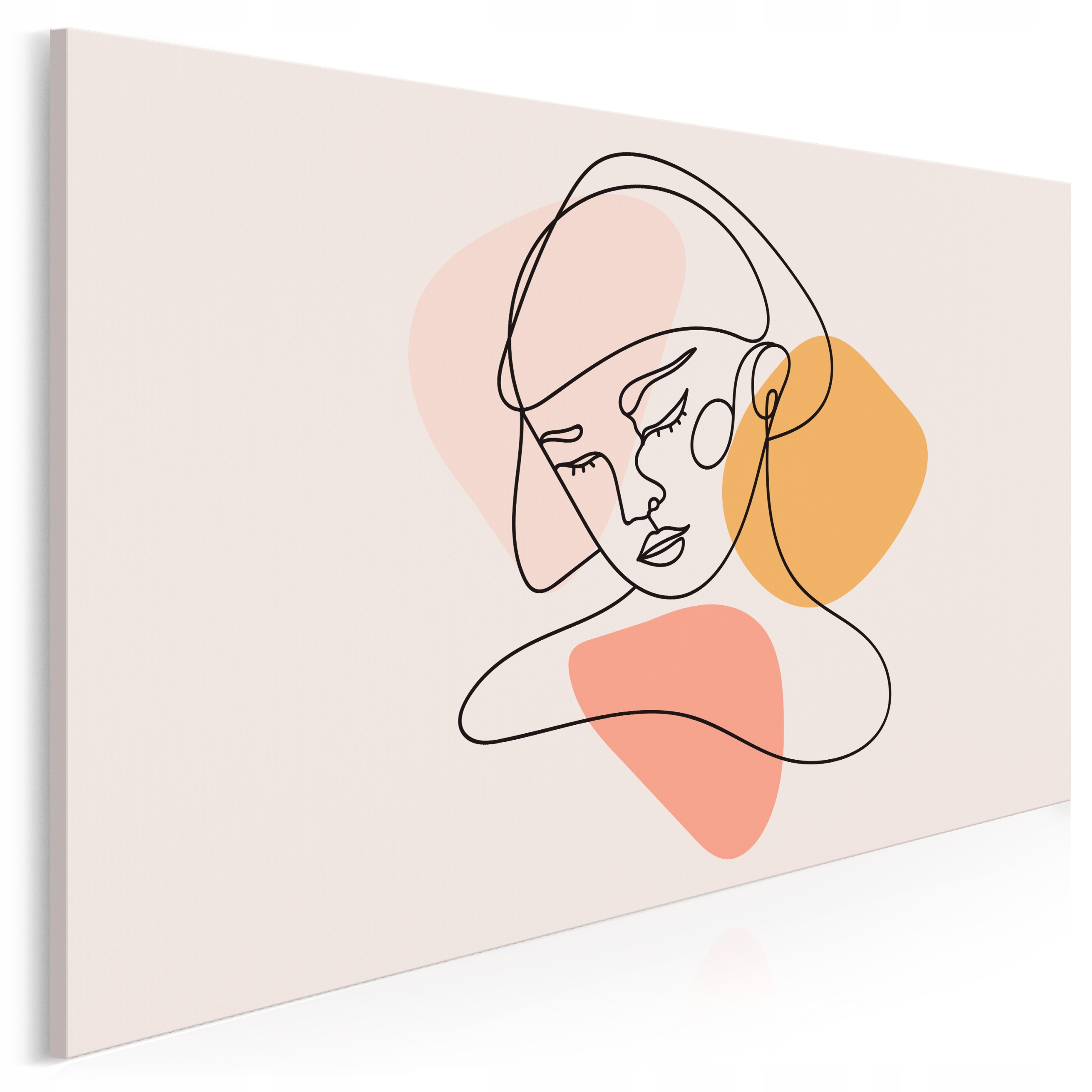

96303 Nowoczesny obraz Minimalizm Portret Pastele