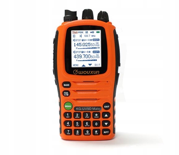 WOUXUN KG-UV9D MATE 10W RADIO VHF/UHF + SKANER