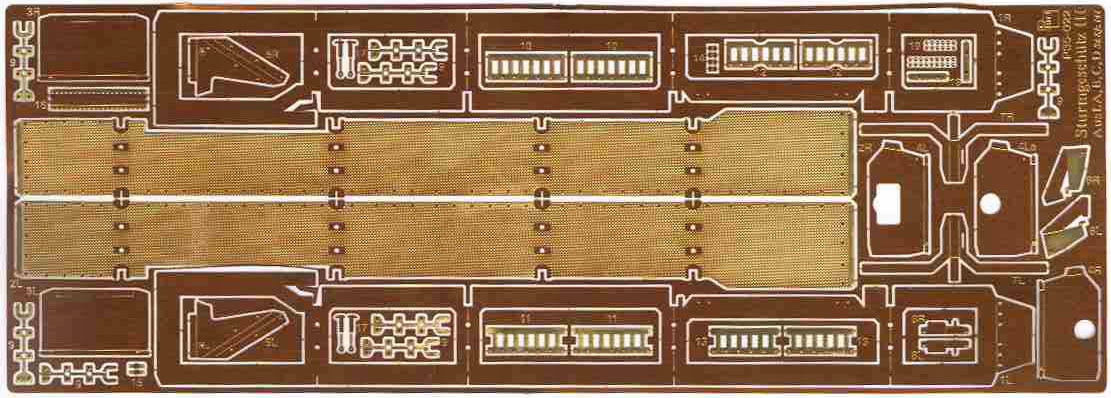 Part P35-022 1/35 Stug III A,b,c,d blatníky Italeri/Dragon