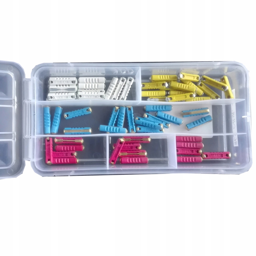 BEZPIECZNIKI CYLINDRYCZNE 60 ZESTAW BEZPIECZNIKÓW