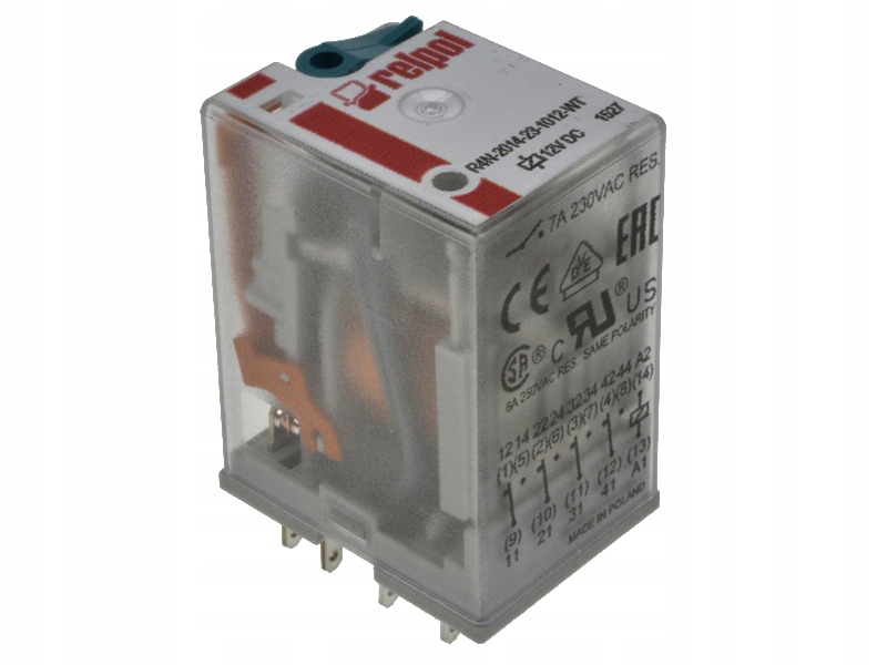 PRZEKAŹNIK R4N R4N-2014-23-1012-WT 12V DC RELPOL Kod producenta 860612